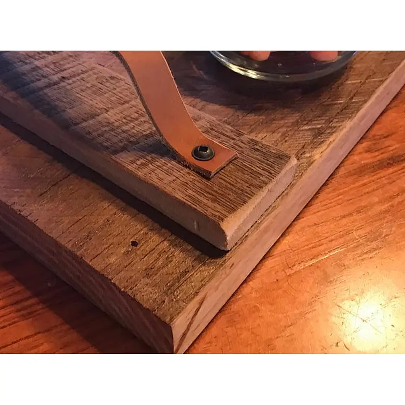 Farmhouse Rustic Wooden Tray with Handle Wooden Dry Truit Tray Wood Serving Trays for Display Wood Serving Tray