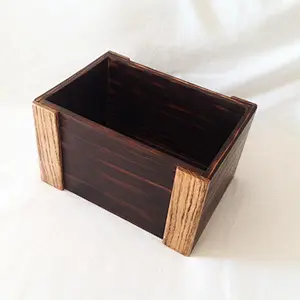 Wooden Decorative Storage Box with An All Natural Finish