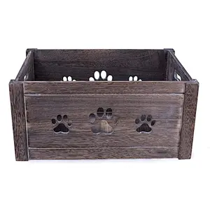 Distressed Wooden Fruit Vegetable Storage Crate