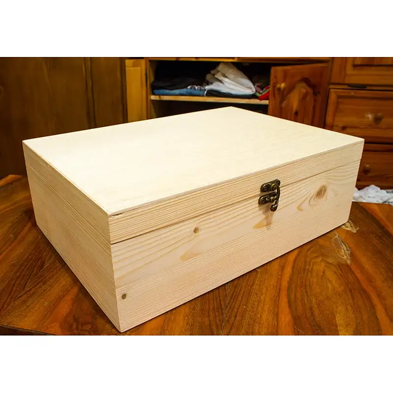 Wooden Keepsake  Memory Stash Box  Packing Box For Gift