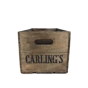unfinished wood crates wholesale  Carlings Beer Crate Boxcheap fruit crates for salewooden crates for fruits and vegetable