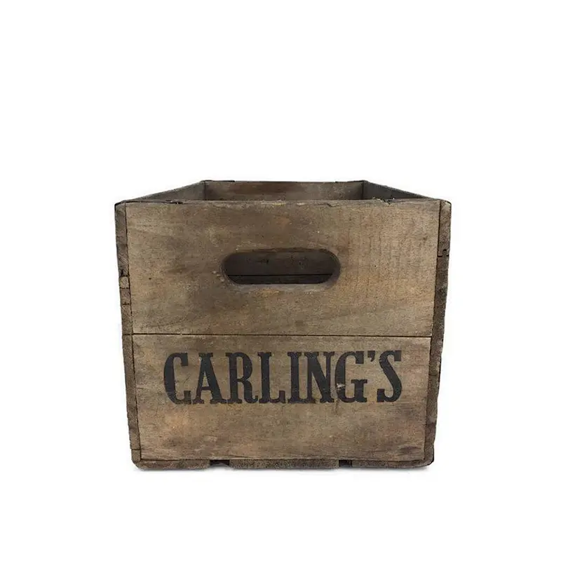 unfinished wood crates wholesale  Carlings Beer Crate Boxcheap fruit crates for salewooden crates for fruits and vegetable