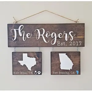 Rustic wood sign customize sign in wood wood sign home decor