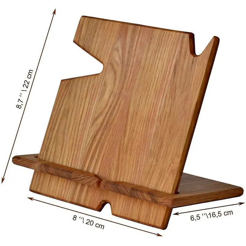 Mens wood phone docking station desk mobile phone holder wood phone docking station wireless charge