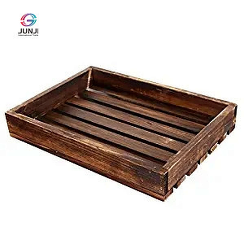 Extra Large Wooden Tray Serving Trays for Ottomans Wooden Trays For Decoration Wood Tray Stand Wooden Decorated Tray