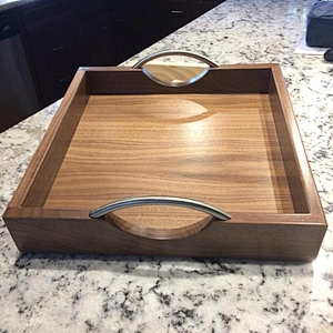 Wooden serving tray wooden tray for food