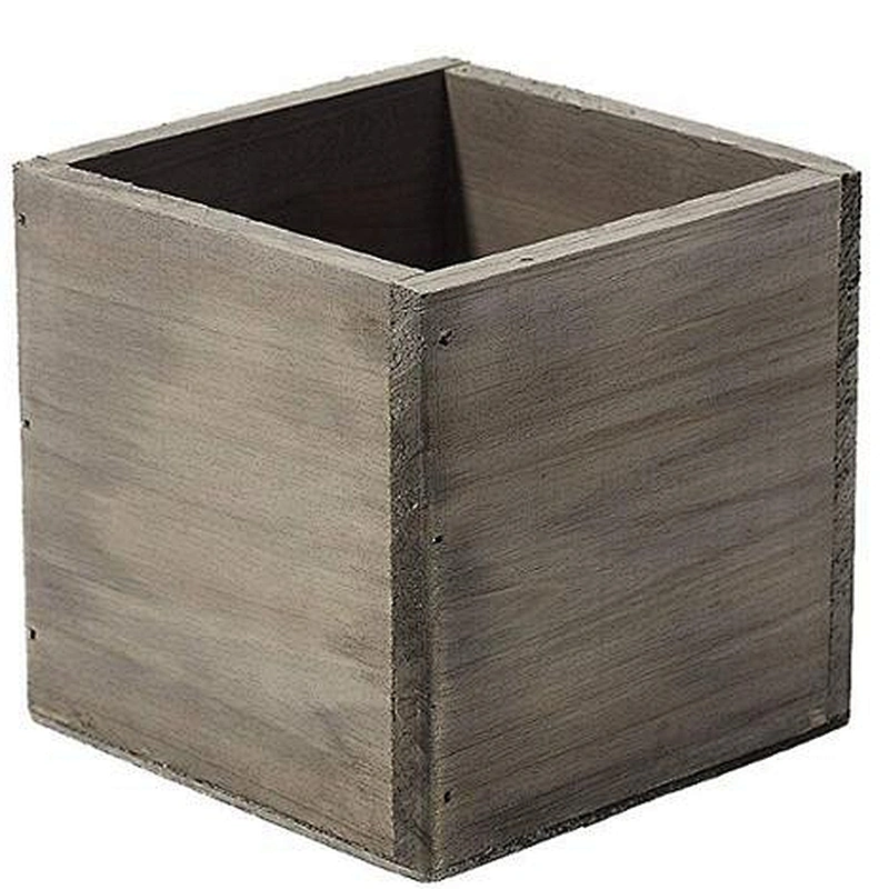Square country style wood gentleman  - 2-piece set