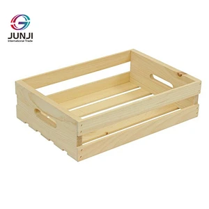 Rustic retro crates wood boxes wooden storage crates unfinished wood crates wholesale