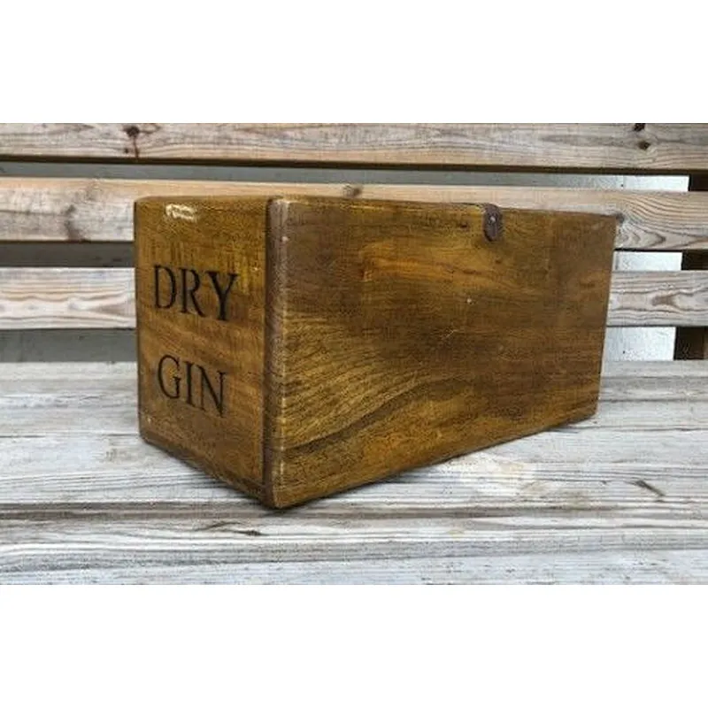 Rustic wooden box handmade wooden box box wooden wine