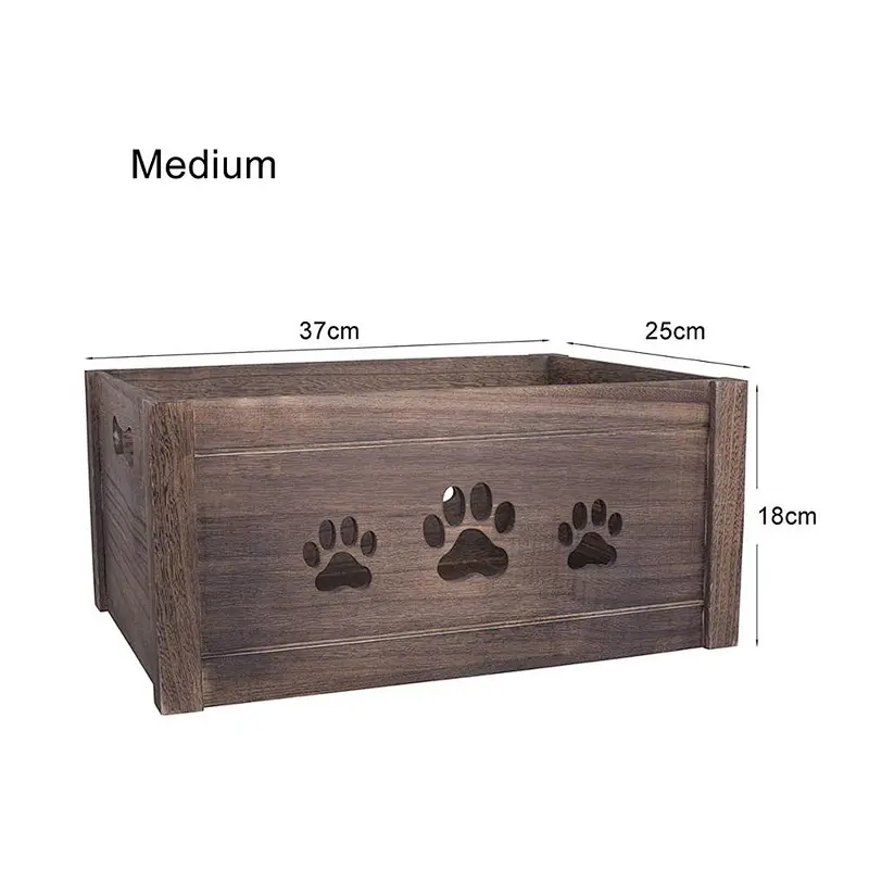 Distressed Wooden Fruit Vegetable Storage Crate