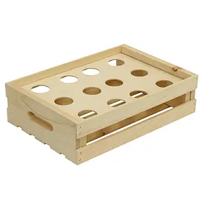 Cupcake Wood Crate Divided Insert Unfinished (12-Count)