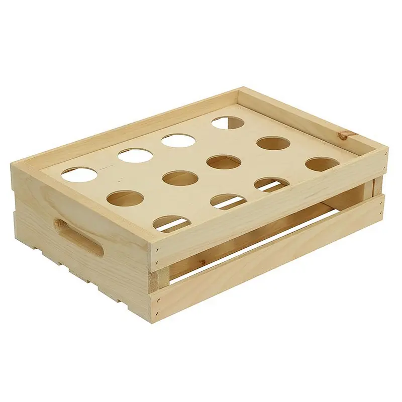 Cupcake Wood Crate Divided Insert Unfinished (12-Count)