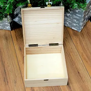 Engraved Christmas Eve Box - Bespoke Personalised Wooden Christmas Box for Children, Ready To Fill With Gifts