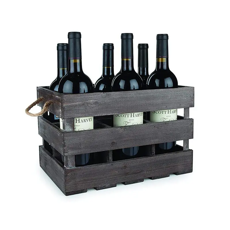 Set of 3 Country Rustic Brown Wood Nesting Boxes/Tabletop Jewelry Storage Containers