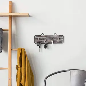 Rustic wood floating wall shelves home decor wall shelf for living room shelf mount wall bracket wood decorative