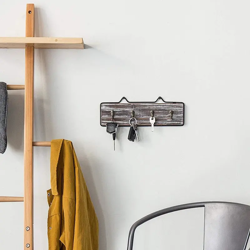 Rustic wood floating wall shelves home decor wall shelf for living room shelf mount wall bracket wood decorative