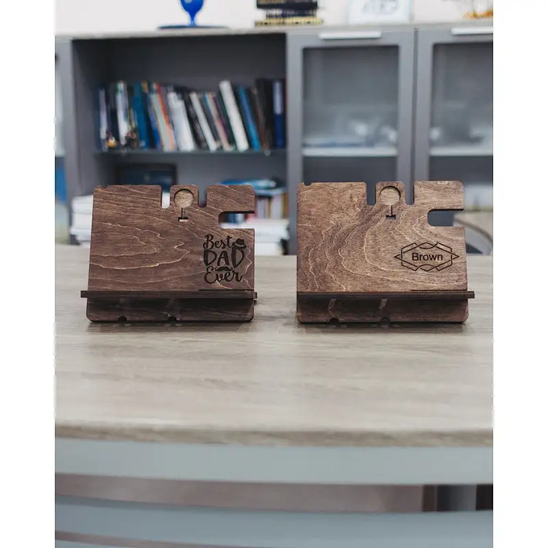 Organizer Wooden Charging Station Personalized Charging Station Apple Watch Charging Station Wood Christmas Corporate Gift