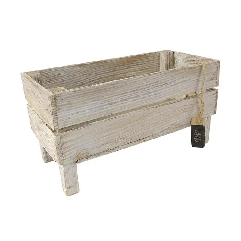 Wooden flower crate with legs Flower box Wedding Gift Plant