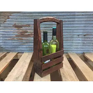 Wooden Wine Tote Engraved Personalized Wine Carrier wine drinkers  valentines day christmas  gift  wedding