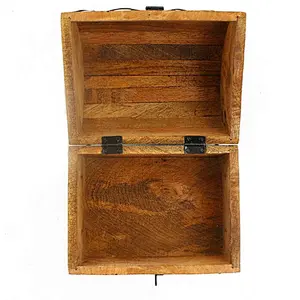 Well Pack Box Large Treasure Chest Wood Keepsake Jewelry Box Toy Treasure Box 8