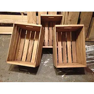 JUNJI Vintage Style Wood Crate  Home Decor can be custom