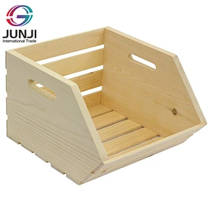 Vegetable Wood Crate storage wooden box Rustic retro
