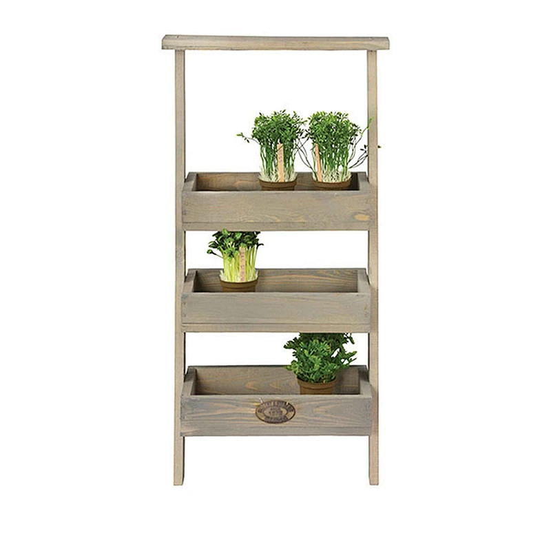 Wooden Garden Plant Flower Herbs ,Herb Basket Pot