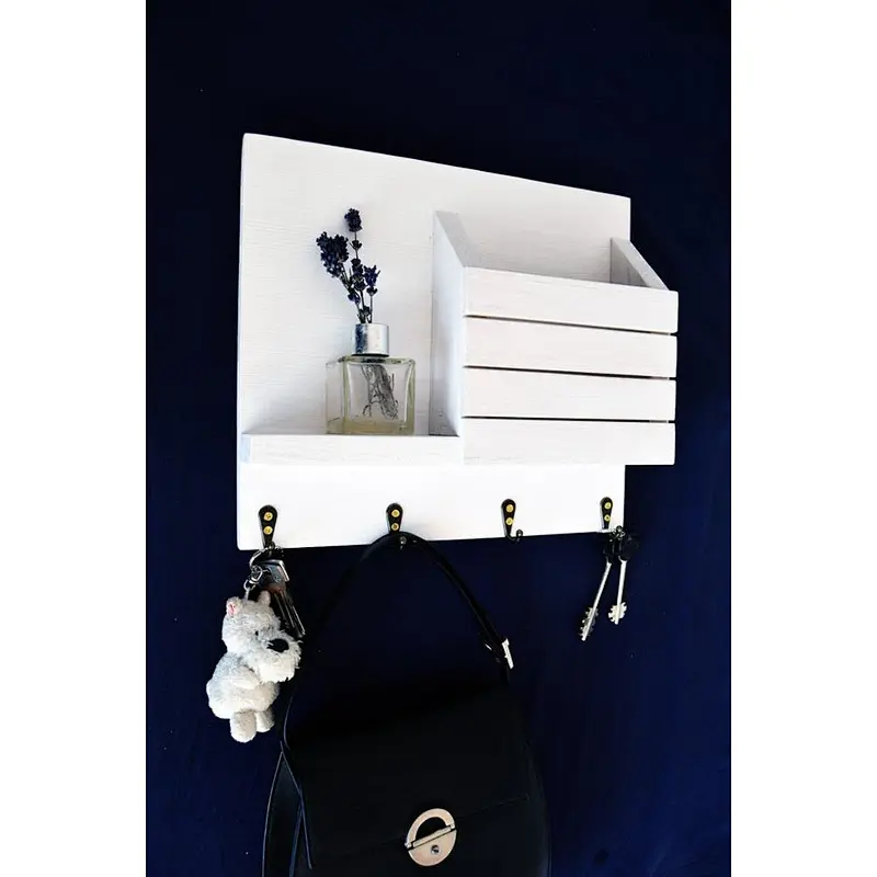entryway organizer wall organizer  key organizer, entryway decor, mail organizer  wood wall organizer  entryway shelf