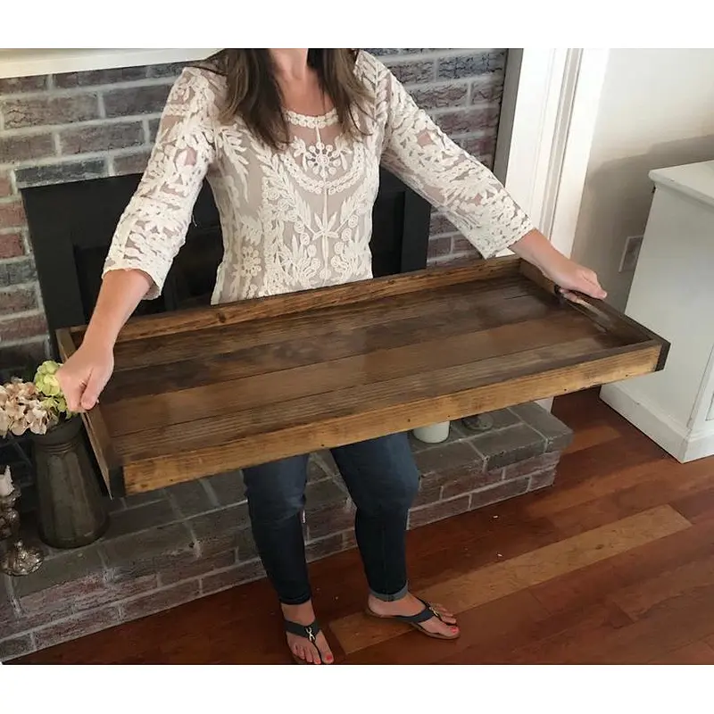 Beautiful Wood Tray Wooden Trays For Decoration Large Wooden Trays Wooden Trays Serving Wood Tray With HandleServingtrays wood