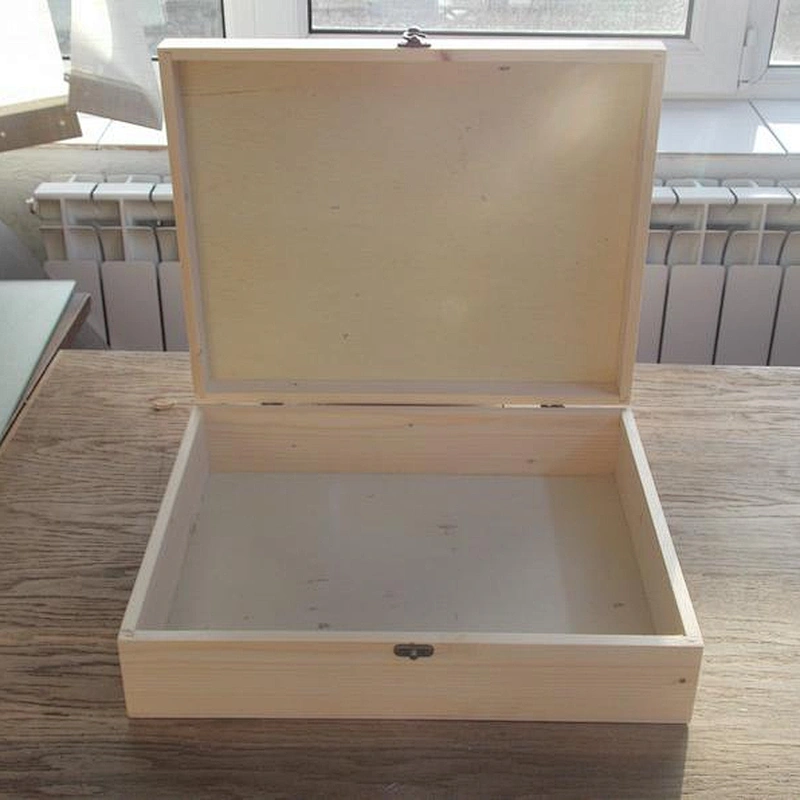 Large wooden big box unfinished wood box extralage box, 2020