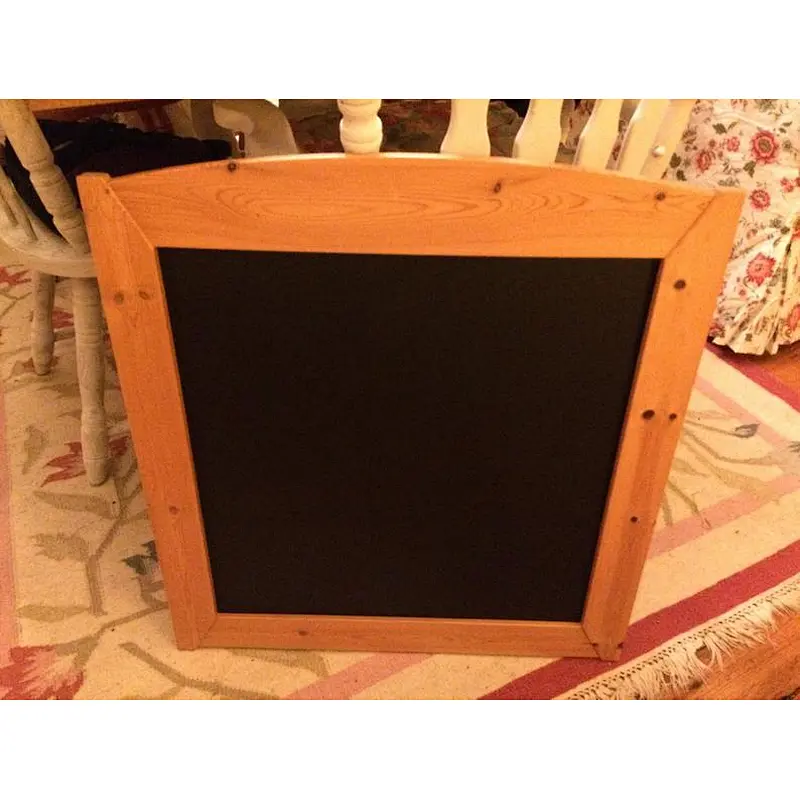 Pine chalkboard menu shop menu wooden chalkboard
