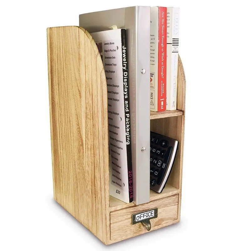 Wooden organizer boxes for crafts.Wooden Desk Organizer For Desktop Accessories
