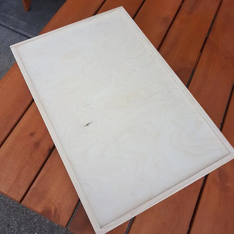 Plain Wood  Wooden Serving Very Extra Large Tray 60cmx40cmx 6cm Decoupage