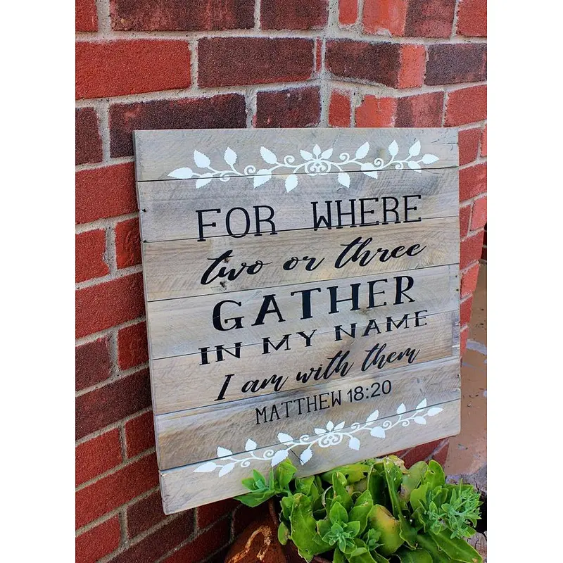 Rustic Blank wood sign unfinished wood sign supplies make your own farmhouse gathered sign