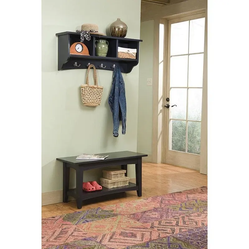 Storage Wall Coat Hook with Cubbies