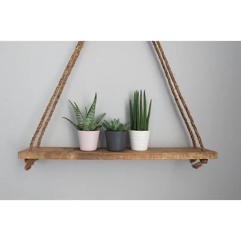 Rustic Wood Floating Wall Shelves hanging shelf wood  wall display shelf wood shelves for the kitchen wall
