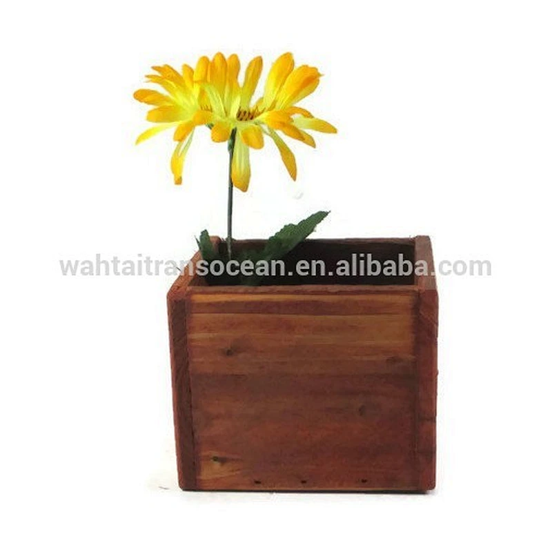 Rustic wholesale cheaper big delicate unfinished Vintage customized Weeden small Flower Planter Home and Garden wooden boxes
