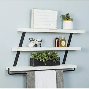 Nursery shelf  nursery decor floating shelf  hanging shelves   wood home decor  modern decor rope shelf