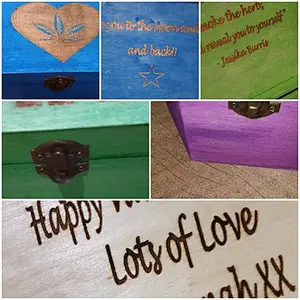 Personalised FAMILY TREE laser engraved tea tray mothers day  wedding trinket box small delicate box crates wood boxes farmhouse