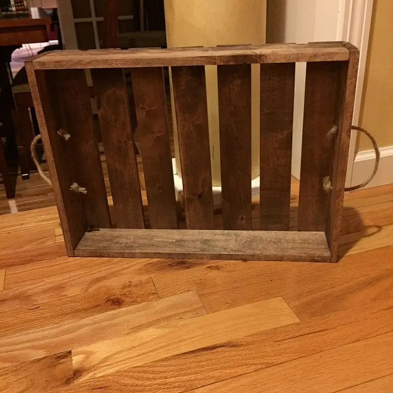 Distressed Antique Style Wooden Serving Tray