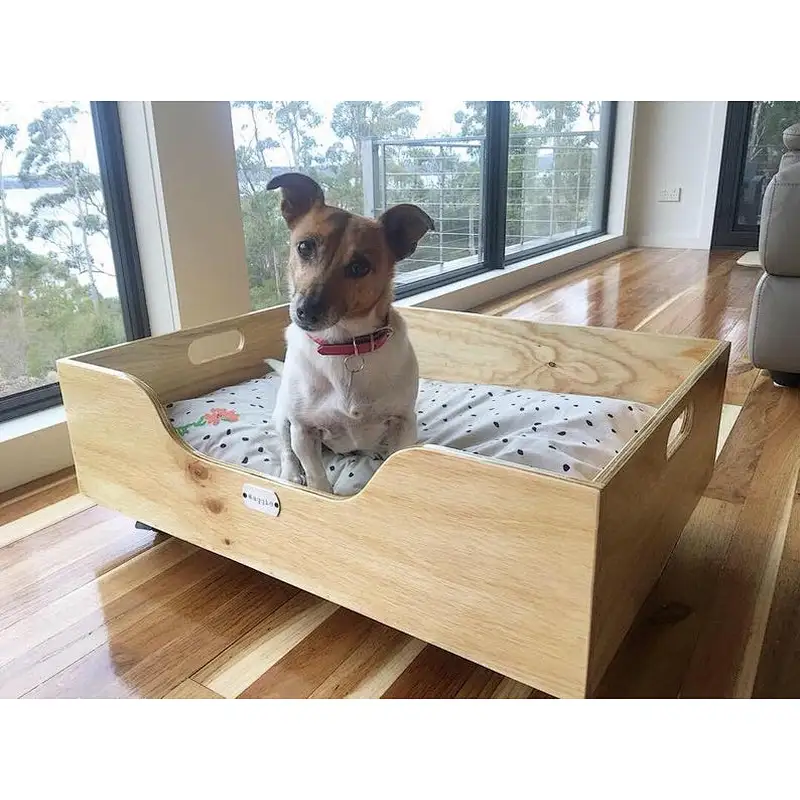 Pet house or bed modern indoor dog house- Dog crate end table Dog Kennel Furniture