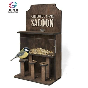 Personalized bird feeder Wood Garden gifts Bird gifts durable wooden bird house