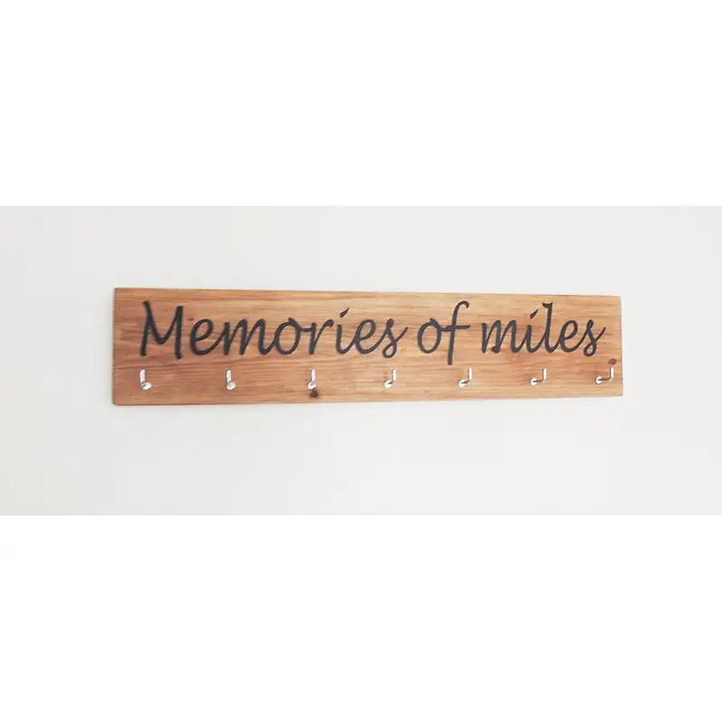personalised  hanger, running display hook, medal storage wall,wooden hooks