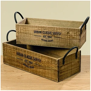 Wood Farmhouse Box For Gift Toys