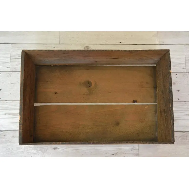 Rustic wholesale antique big  cheaper unfinished home decoration delicate practical Vintage Wood Box Rustic Storage Crate