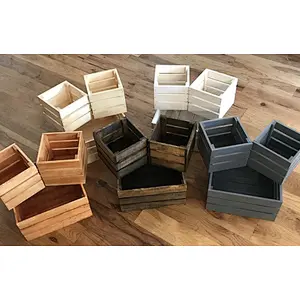 Rustic Pine Wood Crates