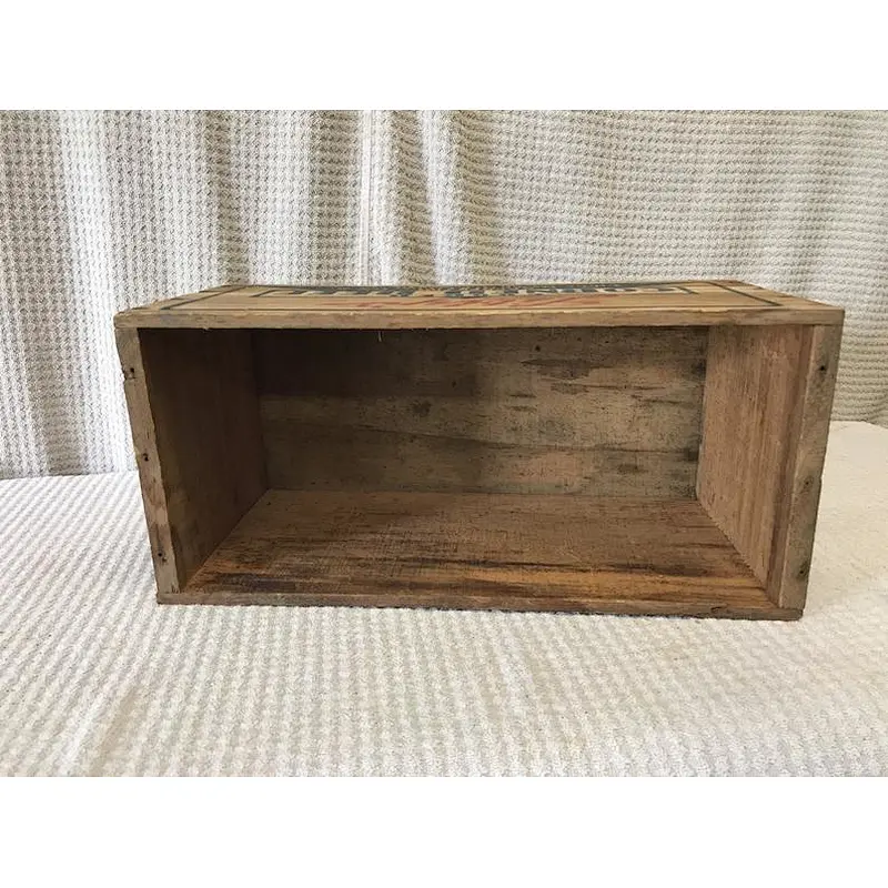 Rustic Wooden box cheap wooden wine crates vintage kitchen Decor wooden storage crates