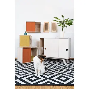 Pet house or bed/ handmade cat house / modern indoor dog house