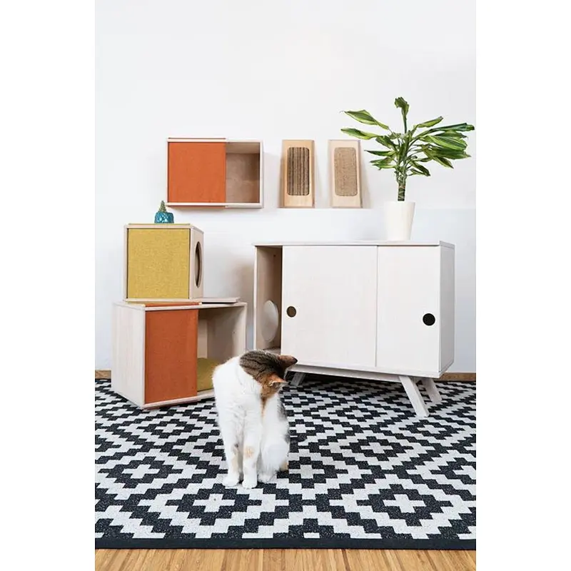 Pet house or bed/ handmade cat house / modern indoor dog house