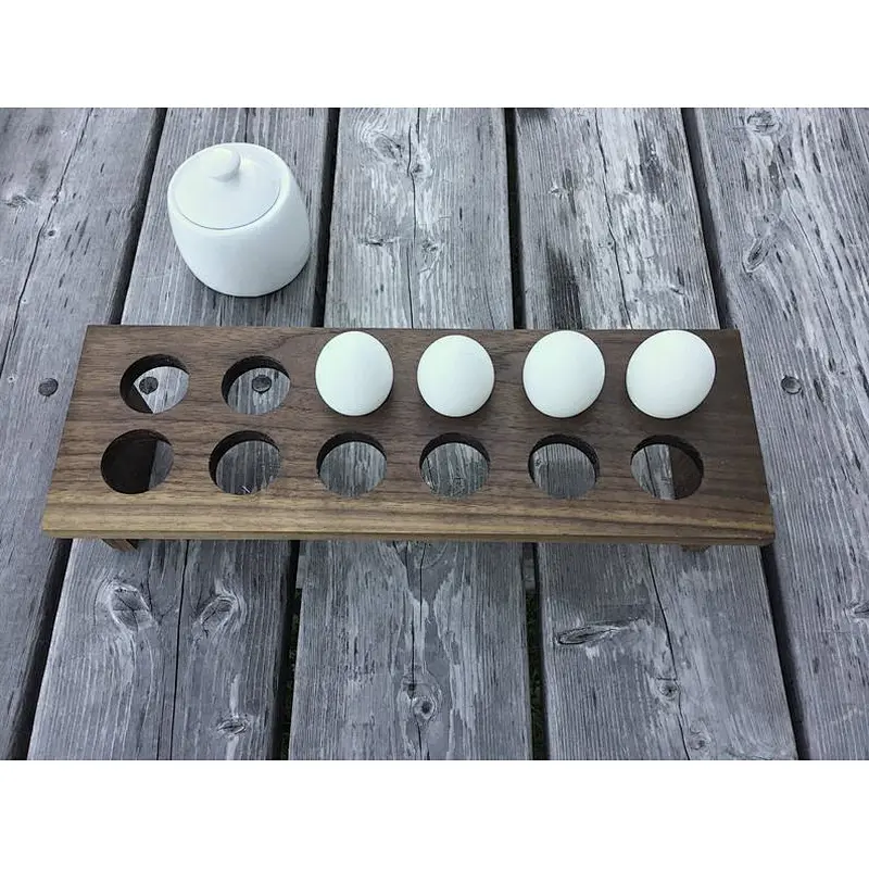 Egg Display Tray - Wood Egg Holder - Egg Storage - Farmhouse Kitchen - Farmhouse Style - Housewarming - Home Cooks - Farm